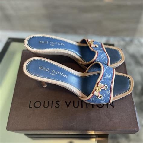 vintage louis vuitton kitten heels